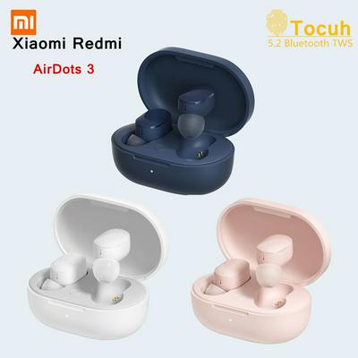 Xiaomi Redmi AirDots3 TWS Wireless Earphones Mi 5.2 Bluetooth CD Level Sound Earbuds New Xiaomi AirDots Touch Earphones