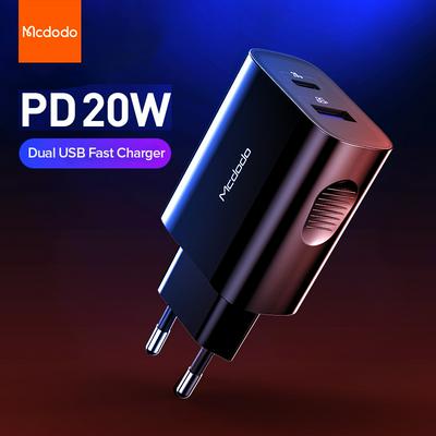 MCDODO Quick Charge QC 4.0 Dual USB Charger PD 3.0 20W Mobile Phone Fast Charging Adapter For iPhone 12 11 Xiaomi Huawei Samsung