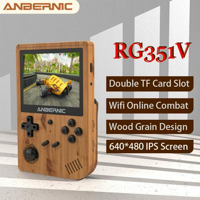 RG351V 16+64G Handheld Game Player 7000 Classic Games RK3326 Portable Retro Mini Game Console IPS Wifi Online Combat Game