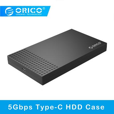 ORICO 2526C3 USB 3.1 Type-C Hard Drive Disk Case 2.5 inch 400 +MB/s HDD SSD Enclosure SATA HDD SSD Mobile Enclosure Box for PC