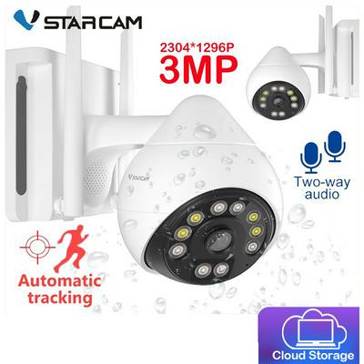 Vstarcam CS69 New 3MP PTZ Wifi IP Camera AI Human Security Camera P2P Wireless Two Way Audio Outdoor Waterproof IR Color Night