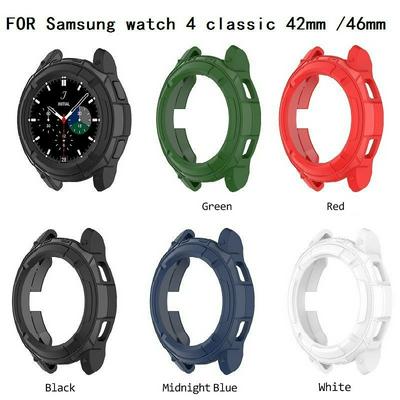 Armor Protection Protective Case For Samsung Galaxy Watch4 Watch4 Classic 42mm 46mm TPU Anti-scratch Hollow Shell Watch Case