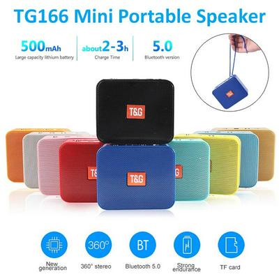 TG166 Mini Portable Bluetooth Speakers Small Wireless Speaker Subwoofer Support USB TF Card FM Radio