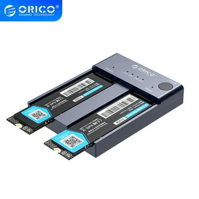 ORICO M.2 NVME SSD Enclosure Offline Clone Dual Bay USB C 3.1 Gen2 10Gbps For NVME PCIe M Key & M/B Key SSD Hard Drive Reader