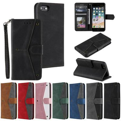 Skin Feel Calf Pattern Stitching Shockproof PU Leather + Soft TPU Wallet Phone Case for iPhone 6 Plus / 6S Plus