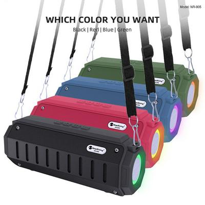 Wireless Bluetooth Speaker Mini Colorful Lighting Subwoofer Outdoor Portable Speaker with Antenna
