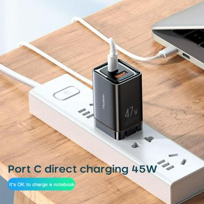 MCDODO 47W GaN USB C Charger Quick Charge 4.0 3.0 QC4.0 QC PD3.0 PD USB-C Type C Fast USB Charger For Xiaomi Laptop Macbook