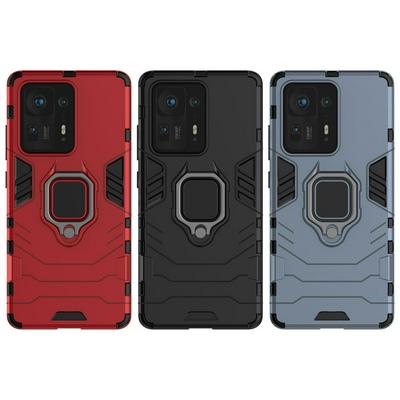 For Xiaomi Mi MIX4 Black Panther 2 in 1 Detachable Magnetic Attraction Shockproof with Stand Hard PC + Soft TPU Back Cover Case