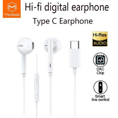 MCDODO for student DAC HIFI headset USB type-c earphone for iPod Samsung Note 10 HUAWEI Mate 20 Pro P30 fully compatible