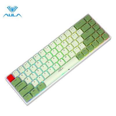 AULA F3068 Gaming Mechanical Keyboard support Bluetooth / Type-C Keyboard Hot Swappable Keyboard
