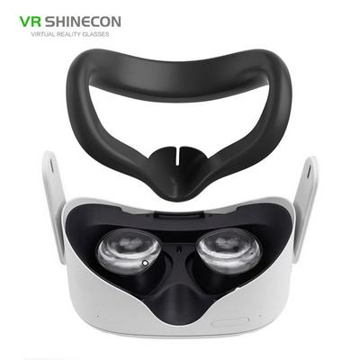 HINECON for Oculus Quest 2 Liquid Silicone VR Face Cover Sweatproof Silicone Face Pad Mask Lens Cover Face Cushion