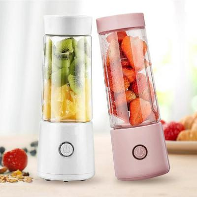 Miniexprimidor eléctrico portátil para batidos exprimidor de frutas, exprimidor de limón, licuadora de vidrio, procesador de alimentos