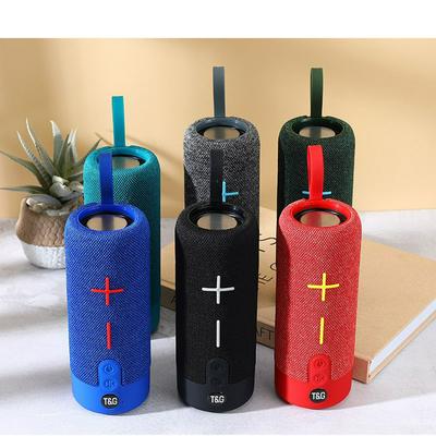 T&G TG619 New Fabric Portable Speaker Bluetooth Wireless Bass Subwoofer Waterproof Outdoor SpeakerS Boombox Loudspeaker AUX TF USBMusic Box