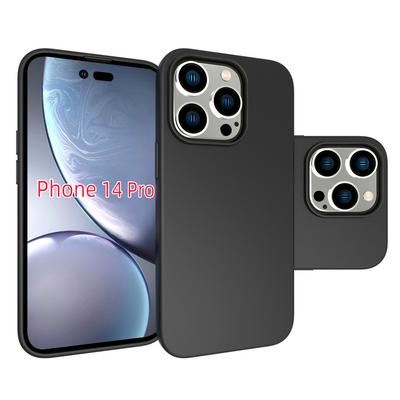 For iPhone 14 Pro Black TPU Shockproof Back Cover Phone Case