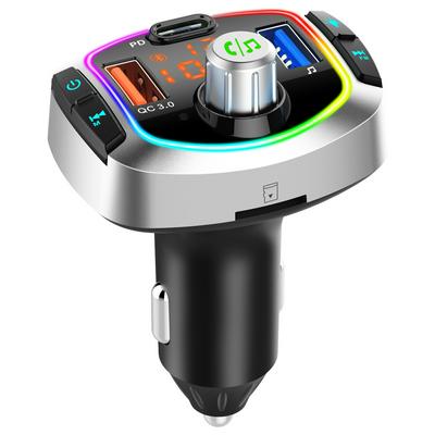 BC63 Car Bluetooth 5.0 FM Transmitter Dual USB QC3.0 Charger Mp3 Player Support U Disk Music Play A2DP DSP