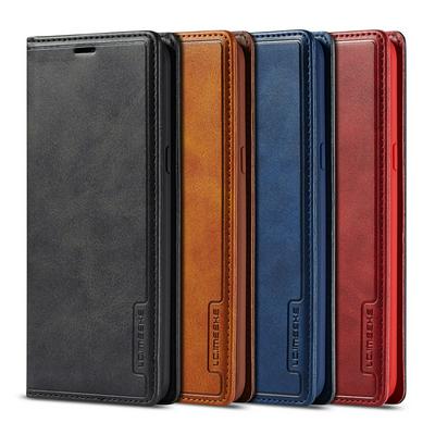 Simple Solid Color Magnetic Buckle Closure Shockproof Scratch Resistant PU Leather Wallet Phone Case with Card Slot for Samsung Galaxy S8 / G9500