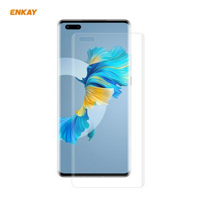 ENKAY 3D Full Screen Curved Surface Hot Bending PET HD Screen Protector for HUAWEI P40 Pro+