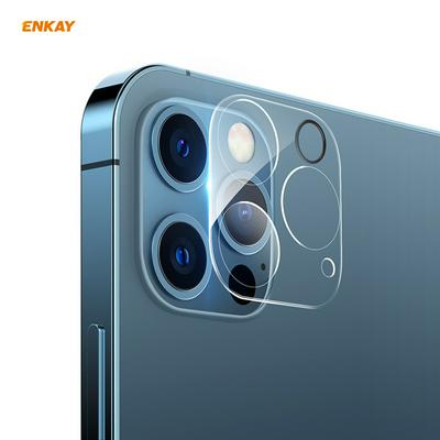 ENKAY 3D Covered 9H Hardness Scratch Resistant All Inclusive Rear Camera Tempered Glass Protective Film for iPhone 12(6.7)