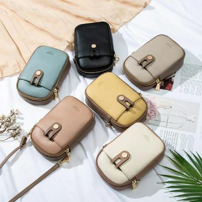 Kleine Pu Lederen Crossbody Tassen Voor Vrouwen Mini Mobiele Telefoon Tas Schouder Tas Voor Teenger Meisje Bolsas Dames Portemonnee tassen