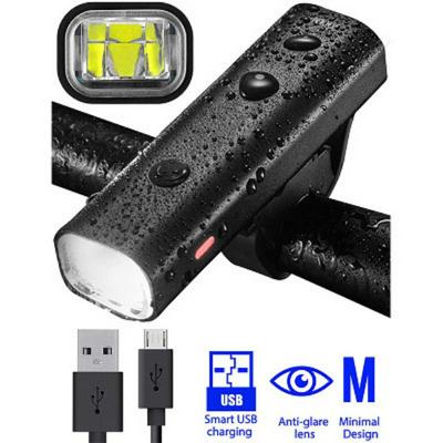 Mountain Road Bicycle Headlight USB Charging Night Riding Equipment Waterproof High-bright Bike Light