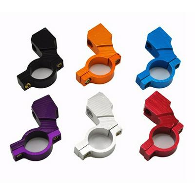 Universal 22mm 7/8" Handlebar Motorcycle Bike Rear View Mirror Bracket Mount Adapter Holder Clamp Screw CNC Aluminum G-System