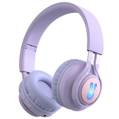 BT06C+ New Arrival Head-mounted Cute Wireless Bluetooth Headset Children's Headset With Microphone LED light Hearing Protection Headset
