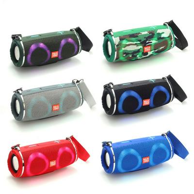 T&G TG642 RGB Light Bluetooth Speaker High Power Waterproof Portable Subwoofer Boom Box Music Center FM TF
