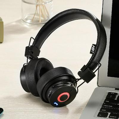 NIA X10 Foldable Over Ear Music Headset Wireless Bt Headphones Colorful Stereo Music Earphone MP3 Player FM Radio with Mic