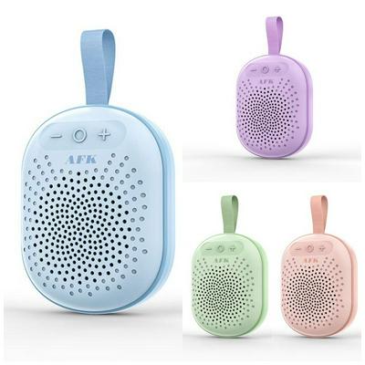 AEC BT513 RGB Light Waterproof Portable Bluetooth Speaker Support FM / TF Card