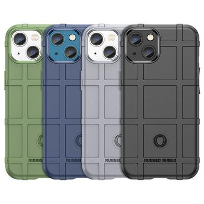 For iPhone 14 Rugged Shield Detachable Shockproof Frosted All-Inclusive Flexible TPU Cover Case