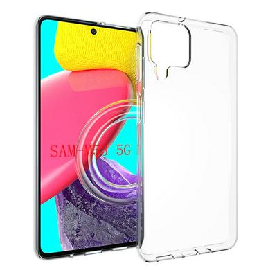 For Samsung Galaxy M53 Transparent TPU Shockproof Scratch Resistant Back Cover Phone Case