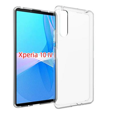 For Sony Xperia 10 IV Transparent TPU Shockproof Scratch Resistant Back Cover Phone Case