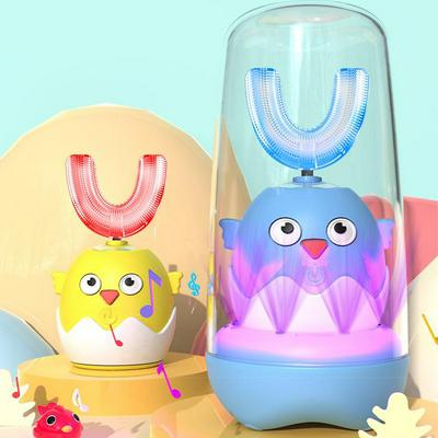 Music Type Children's U-shaped Electric Toothbrush Sonic Whitening Silicone Lazy Automatic Kids Toothbrush