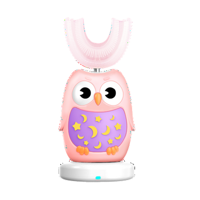 Owl U Shaped Children Sonic Electric Toothbrush Cartoon Shape Toothbrushs for Kids