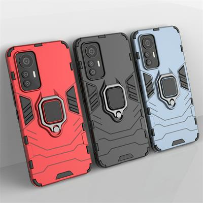 For Xiaomi 12 Lite Black Panther 2 in 1 Detachable Magnetic Attraction Shockproof with Stand Hard PC + Soft TPU Back Cover Case