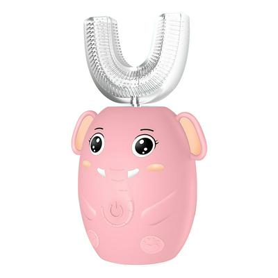 U-shaped Kids Electric Toothbrush 2-12 Years Old Silicone Brush Head Ultrasonic Power Toothbrush