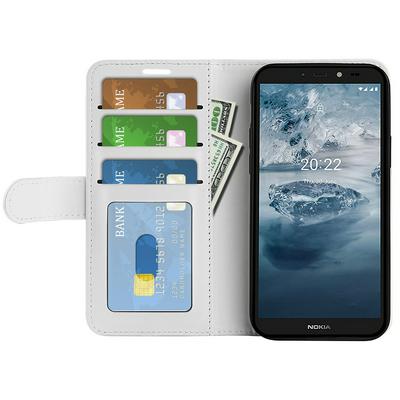 For Nokia C2 2nd Edition R64 Pattern Single Folded Edge Folio Flip Leather Wallet Phone Case