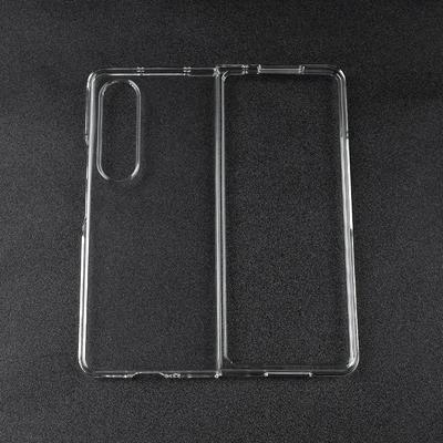 For Samsung Galaxy Z Fold4 5G Acrylic Transparent Anti-Scratch Hard PC Back Cover Phone Case
