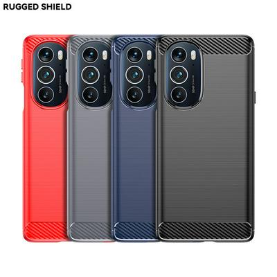 Ultra Thin Brushed Texture TPU Shockproof Military Grade Back Cover Case For Motorola Edge+ 2022