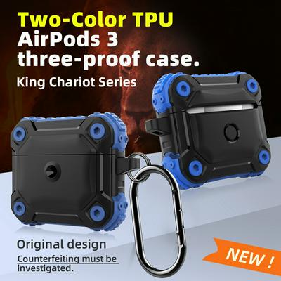 Three-proof Armored Chariot Headset Protective Cover for Apple Headset AirPods 3
