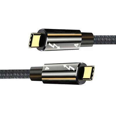 Thunderbolt 4 Cable,USB C Male to Male Extension Cable Compatible with USB4 with 100W Charging and 8K@60Hz 5K@60Hz