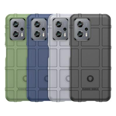 For Redmi Note 11T Pro/Note 11T Pro+ Rugged Shield Detachable Shockproof Frosted All-Inclusive Flexible TPU Cover Case