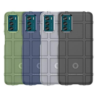 For Motorola Moto G42 Rugged Shield Detachable Shockproof Frosted All-Inclusive Flexible TPU Cover Case