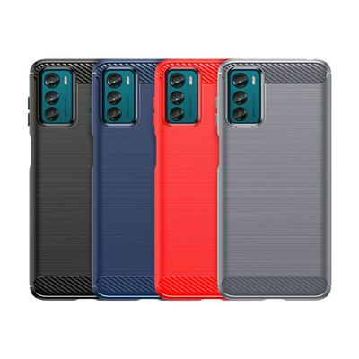 Ultra Thin Brushed Texture TPU Shockproof Military Grade Back Cover Case For Motorola Moto G42