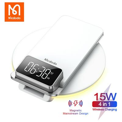 Mcdodo CH-1610 4 in 1 15W USB-A to Type C Multifunctional Wireless Charging Desktop Stand For iphone 13 12 11 Pro Max Xr 8 Fast Charging