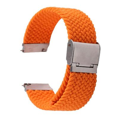 For Samsung Galaxy Watch4 Active 40mm/44mm / Watch4 Classic 42mm/46mm woven metal buckle replace strap