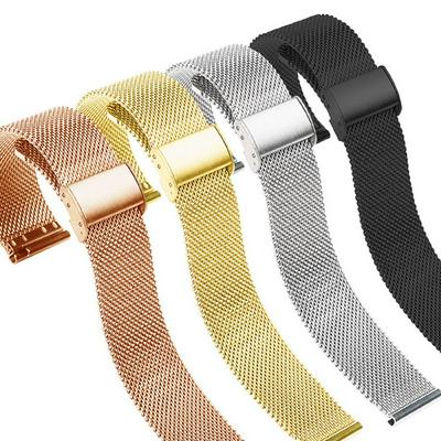 20mm /22mm Milan Metal Steel Mesh One Buckle Watch Band For Huawei GT3 Pro