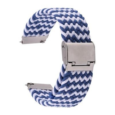 For Samsung Galaxy Watch4 Active 40mm/44mm / Watch4 Classic 42mm/46mm woven metal buckle replace strap