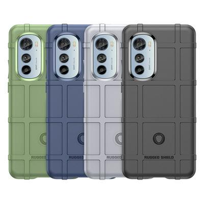 For Motorola Edge 2022 Rugged Shield Detachable Shockproof Frosted All-Inclusive Flexible TPU Cover Case