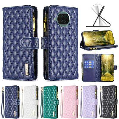 For Xiaomi Mi 10T Lite 5G BF15 Small-fragrant Wind Zipper Wallet Leather Phone Case